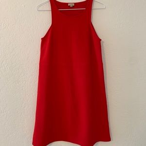 Red 70’s Mod Shift Dress